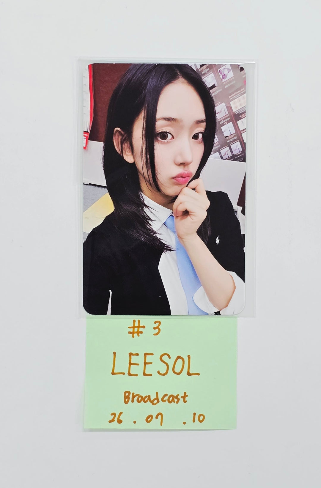 LEESOL (of KiiiKiii) - Broadcast Photocard [26.07.10]