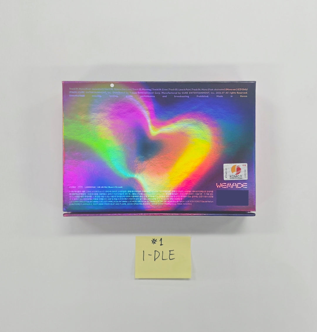 I-DLE "We made" - Hand Autographed(Signed) Promo Album [26.07.13]