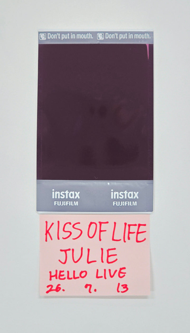 JULIE (of Kiss of Life) - Hand Autographed(Signed) Polaroid [26.07.13]