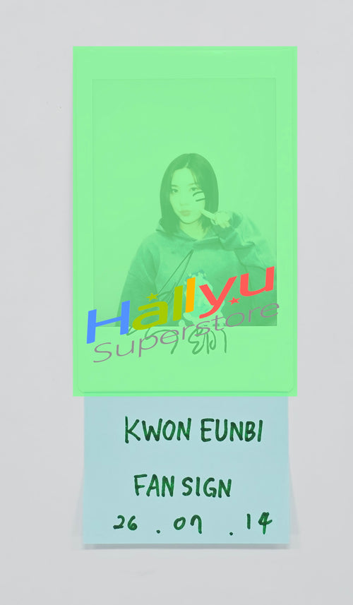 KWON EUNBI - Hand Autographed(Signed) Polaroid [26.07.14]