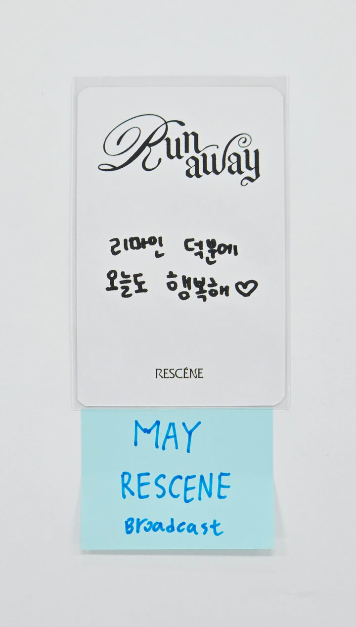 MAY (of RESCENE) - Broadcast Photocard [26.07.14]