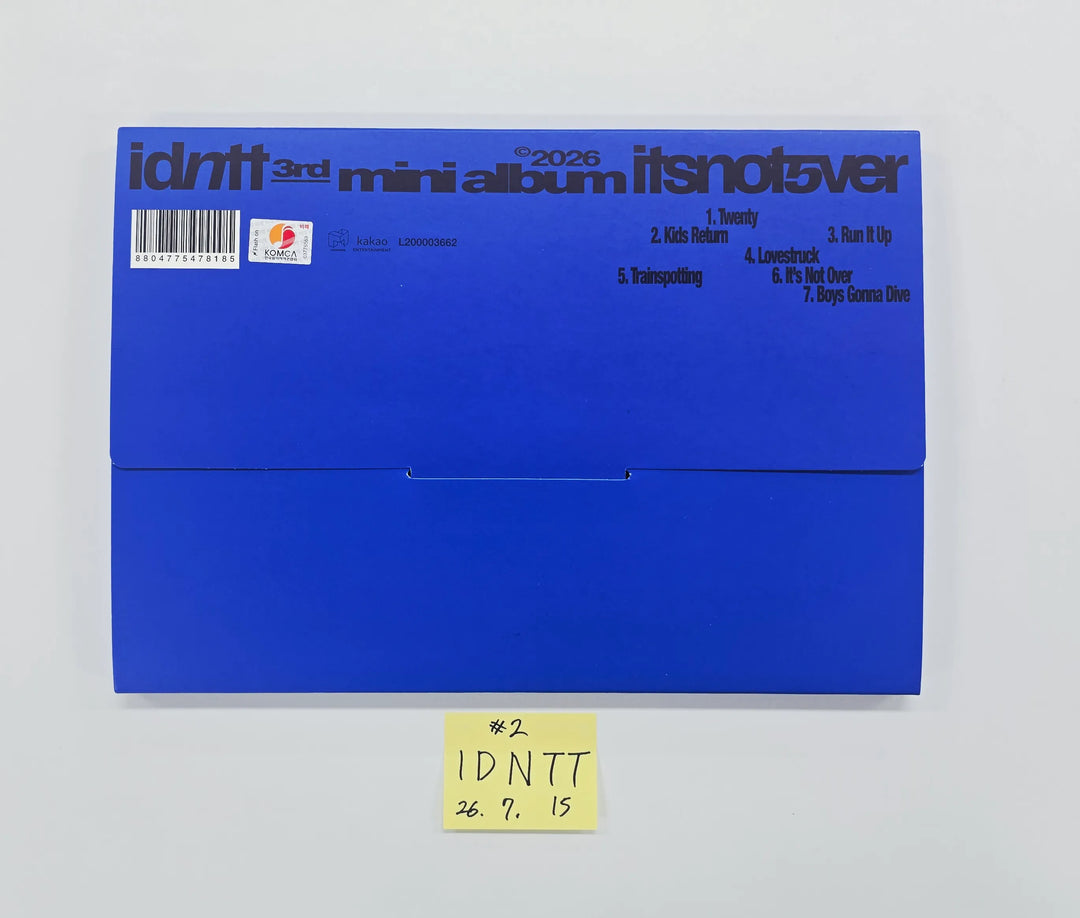 idntt "itsnotover" - Hand Autographed(Signed) Promo Album [26.07.15]