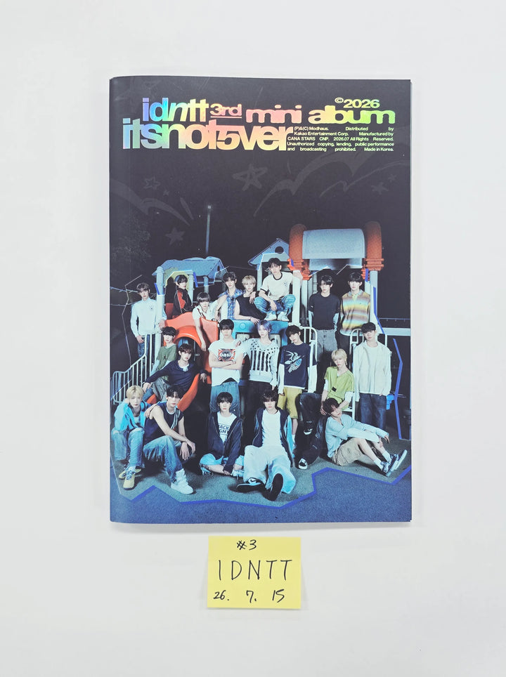 idntt "itsnotover" - Hand Autographed(Signed) Promo Album [26.07.15]