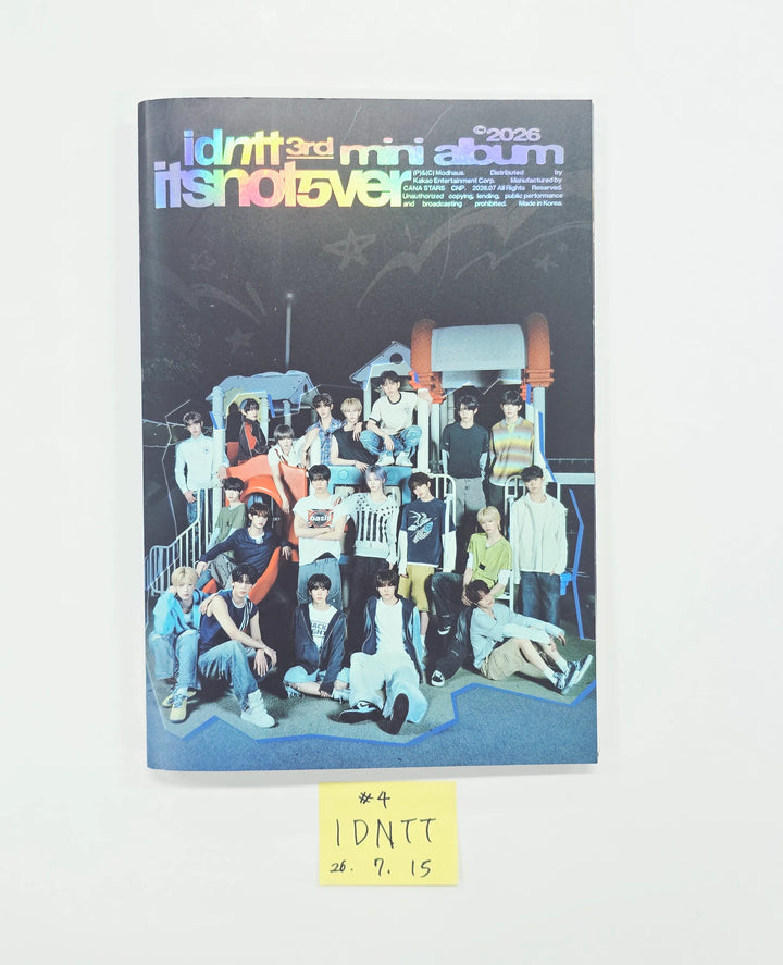 idntt "itsnotover" - Hand Autographed(Signed) Promo Album [26.07.15]
