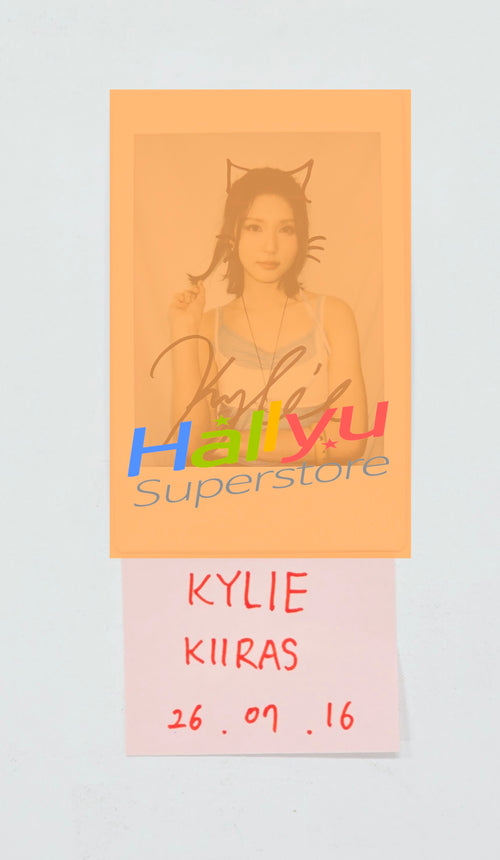 KYLIE (of KIIRAS) - Hand Autographed(Signed) Polaroid [26.07.16]