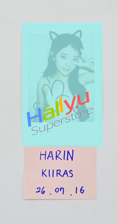 HARIN (of KIIRAS) - Hand Autographed(Signed) Polaroid [26.07.16]