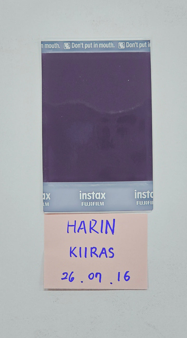 HARIN (of KIIRAS) - Hand Autographed(Signed) Polaroid [26.07.16]