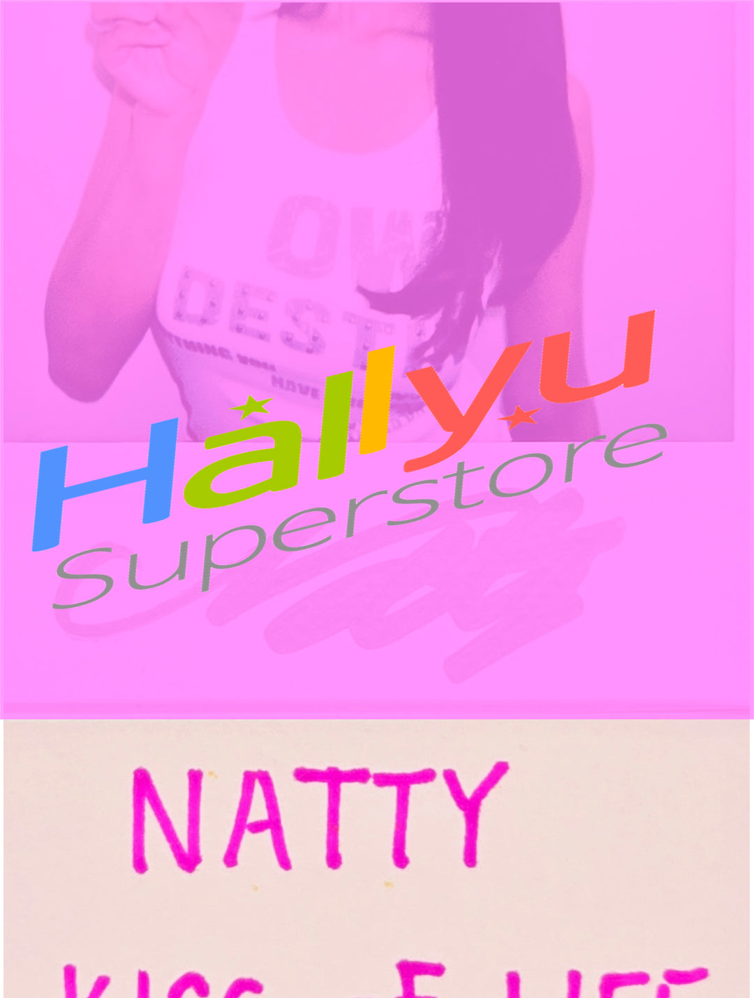 NATTY (of Kiss of Life) - Hand Autographed(Signed) Polaroid [26.07.16]