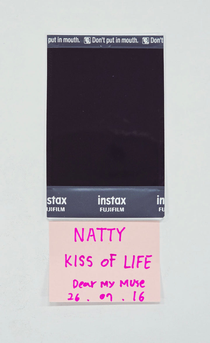 NATTY (of Kiss of Life) - Hand Autographed(Signed) Polaroid [26.07.16]