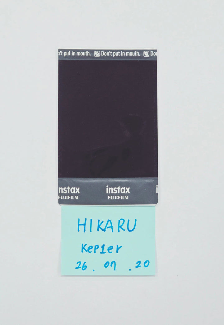 HIKARU (of Kep1er) - Hand Autographed(Signed) Polaroid [26.07.20]