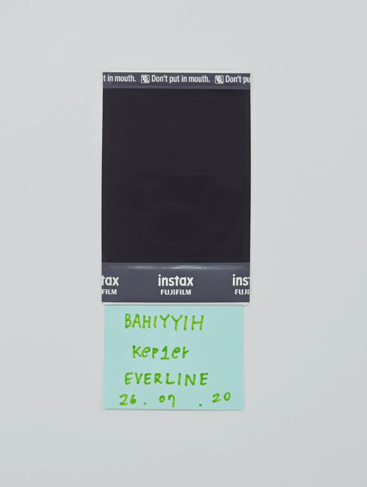 BAHIYYIH (of Kep1er) - Hand Autographed(Signed) Polaroid [26.07.20]