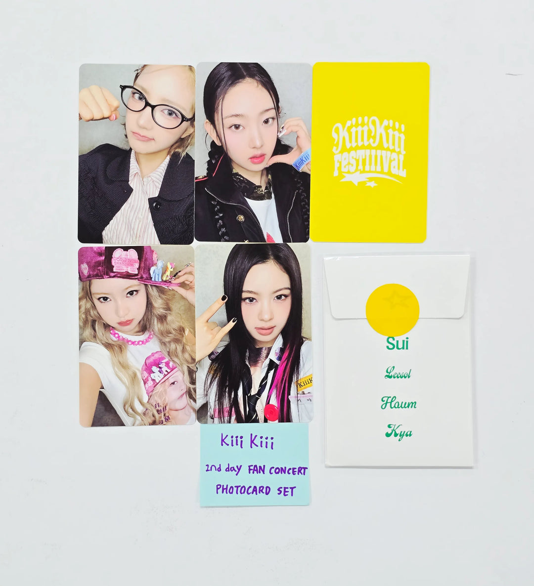 KiiiKiii - 2026 KiiiKiii FAN CONCERT "KiiiKiii FesTiiival" 2nd day Venue Entry Photocard Set (5ea) [26.07.20]