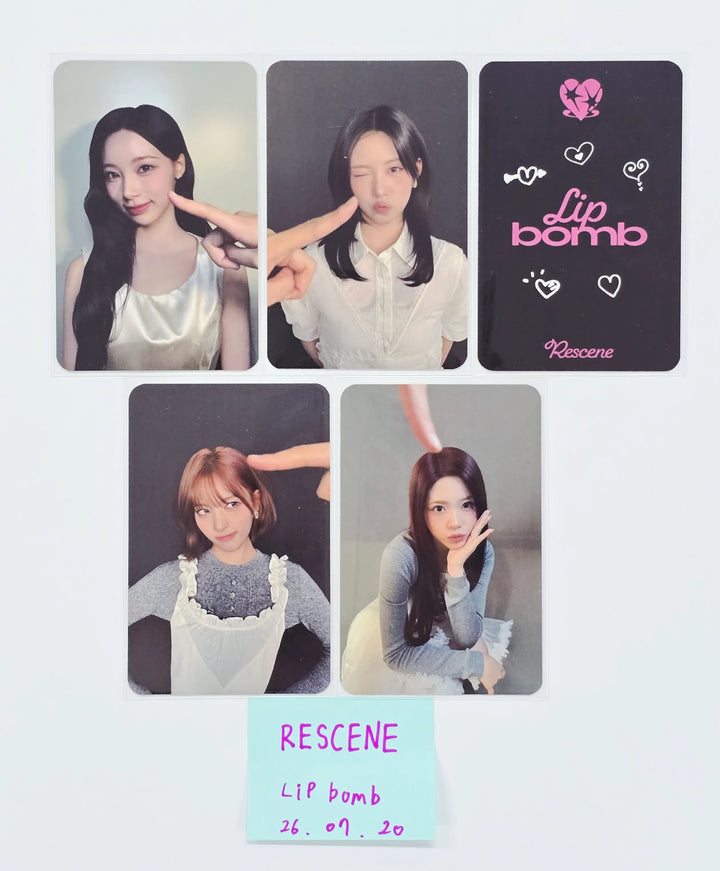 RESCENE "Lip bomb" - Photocard Set (5ea) [26.07.20]