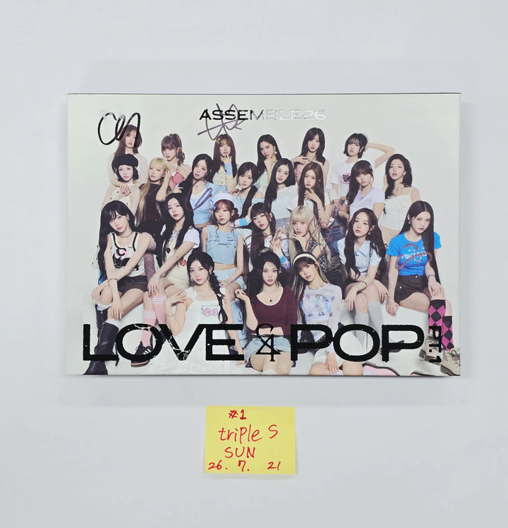triples_msnz "LOVE&amp;POP" - Hello82 Hand Autographed(Signed) Album (sun) [26.07.21]