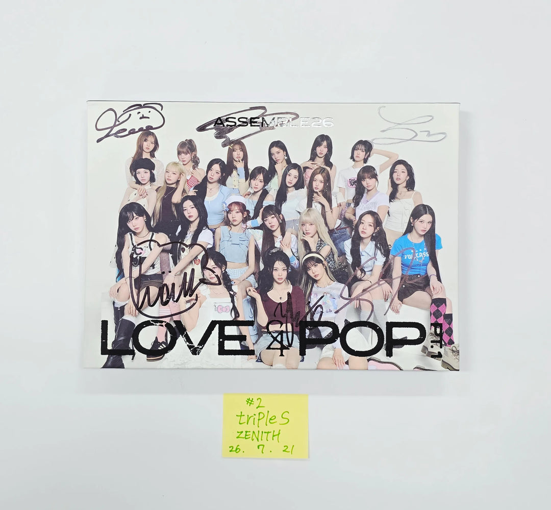 triples_msnz "LOVE&amp;POP" - Hello82 Hand Autographed(Signed) Album (zenith) [26.07.21]