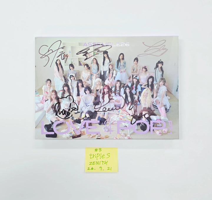 triples_msnz "LOVE&amp;POP" - Hello82 Hand Autographed(Signed) Album (zenith) [26.07.21]