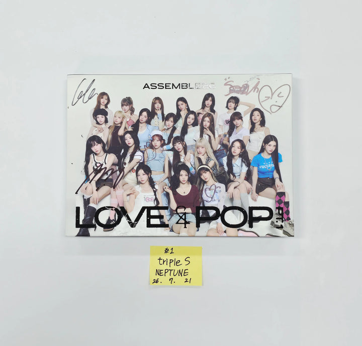 triples_msnz "LOVE&amp;POP" - Hello82 Hand Autographed(Signed) Album (neptune) [26.07.21]
