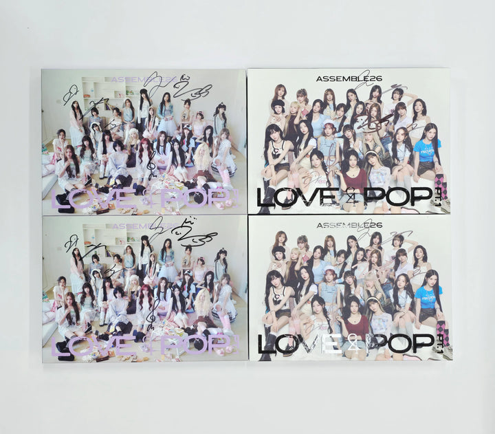 triples_msnz "LOVE&amp;POP" - Hello82 Hand Autographed(Signed) Album (MOON) [26.07.21]
