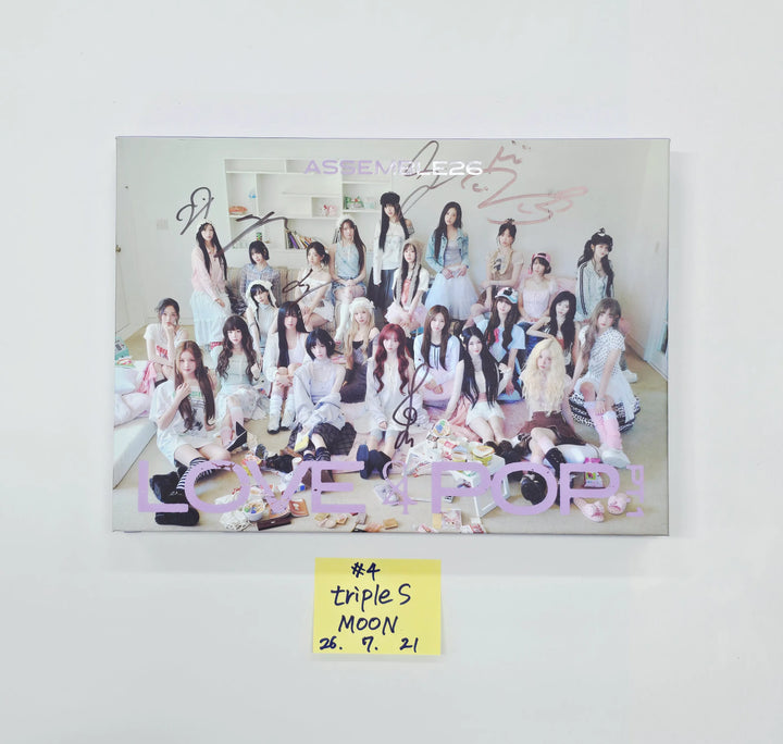 triples_msnz "LOVE&amp;POP" - Hello82 Hand Autographed(Signed) Album (MOON) [26.07.21]