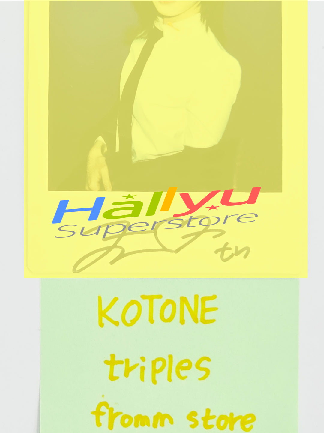 KOTONE (of tripleS) - Hand Autographed(Signed) Polaroid [26.07.21]