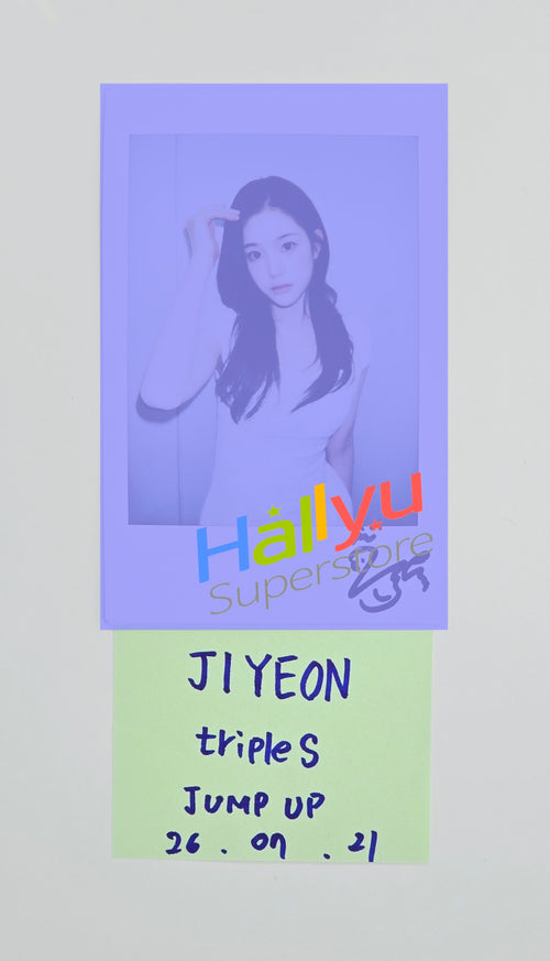 JIYEON (of tripleS) - Hand Autographed(Signed) Polaroid [26.07.21]