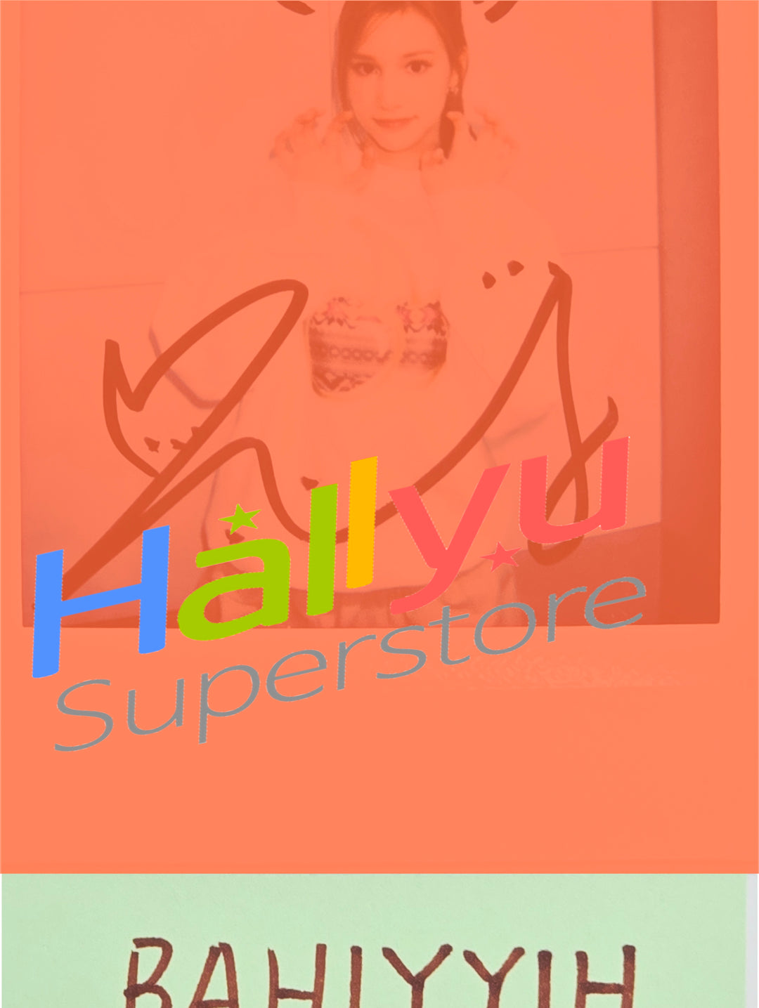 BAHIYYIH (of Kep1er) - Hand Autographed(Signed) Polaroid [26.07.21]
