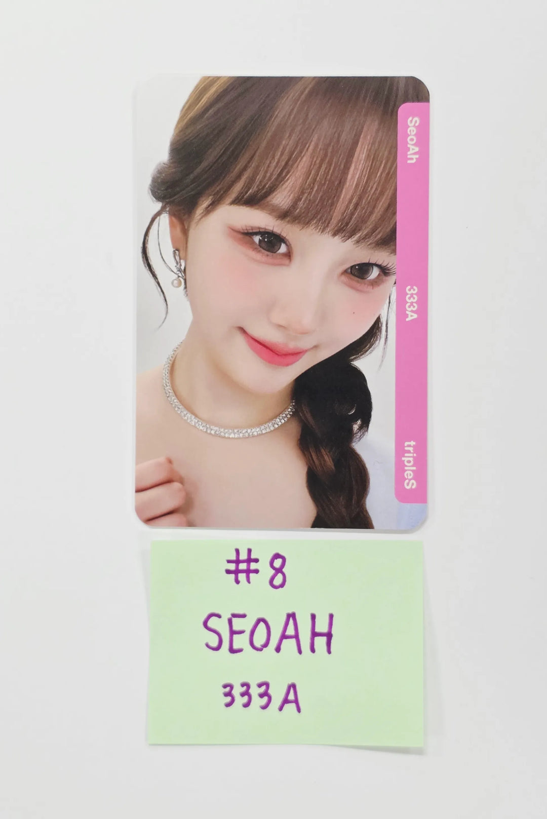 TripleS - OT24 "My Secret New Zone" Seoul Concert Farewell Party Binary02 Double Class Objekt(333A) Photocard [26.07.21]