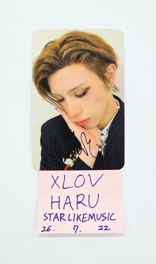 HARU (of XLOV) - Hand Autograhped(Signed) Photocard [26.07.22]