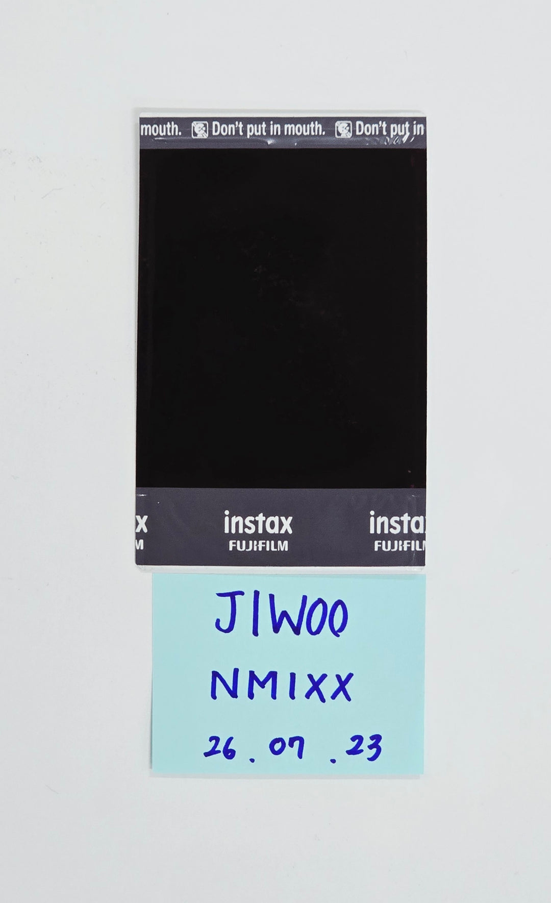 JIWOO (of NMIXX) - Hand Autographed(Signed) Polaroid [26.07.23]