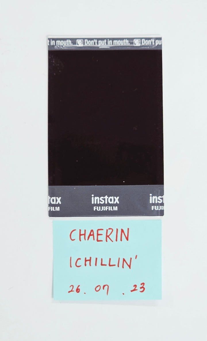 CHAERIN (of ICHILLIN) - Hand Autographed(Signed) Polaroid [26.07.23]