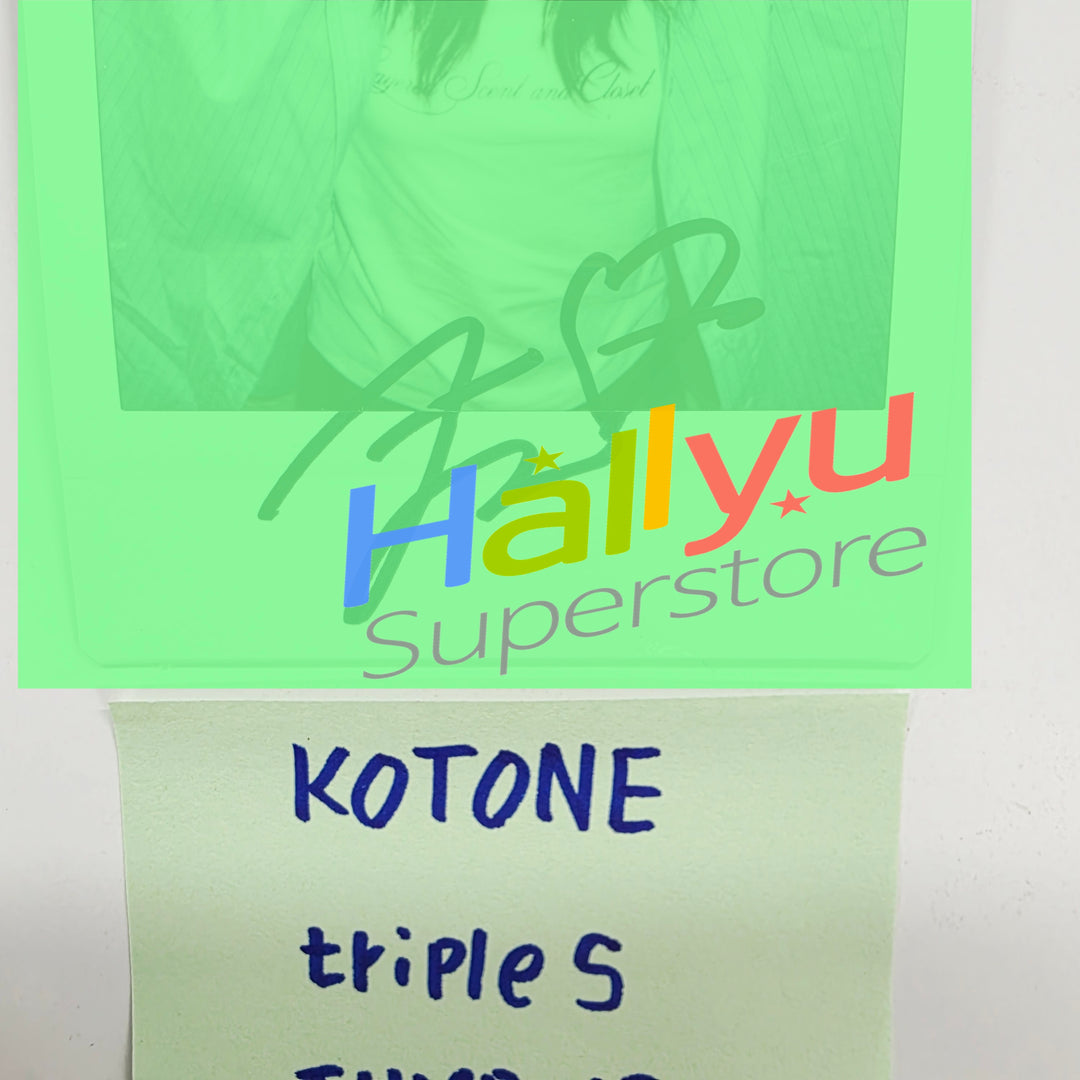 KOTONE (of tripleS) - Hand Autographed(Signed) Polaroid [26.07.24]
