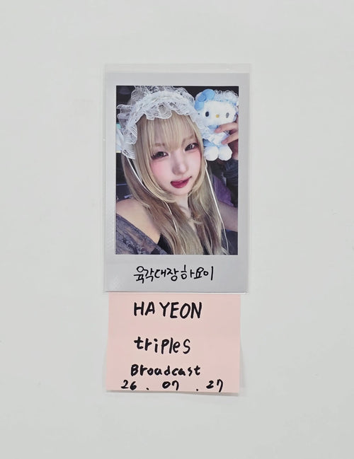 HAYEON (of tripleS) "LOVE&POP" - Broadcast Polaroide type Photocard [26.07.27]