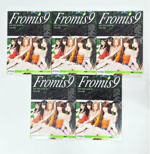 fromis_9 "Glow ME" - Hand Autographed(Signed) Promo Album [26.07.27]