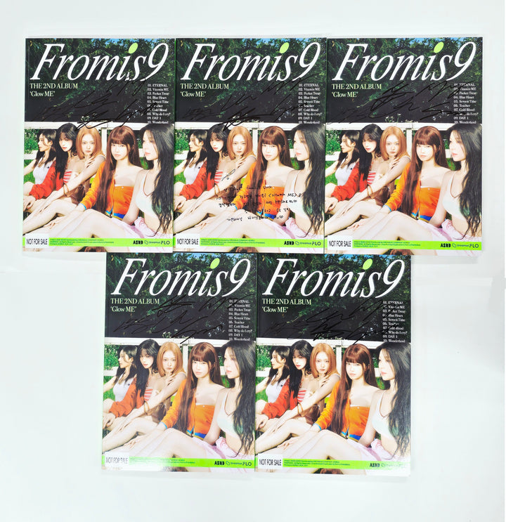 fromis_9 "Glow ME" - Hand Autographed(Signed) Promo Album [26.07.27]