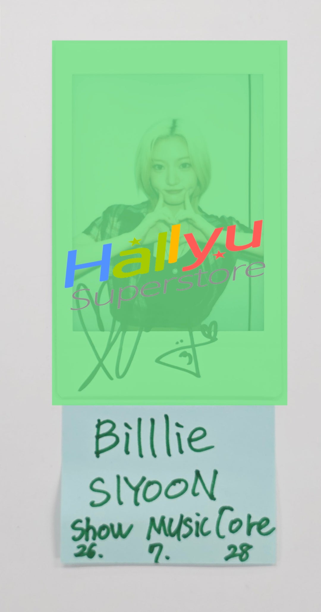 SIYOON (of Billlie) - Hand Autographed(Signed) Polaroid (2) [26.07.28]