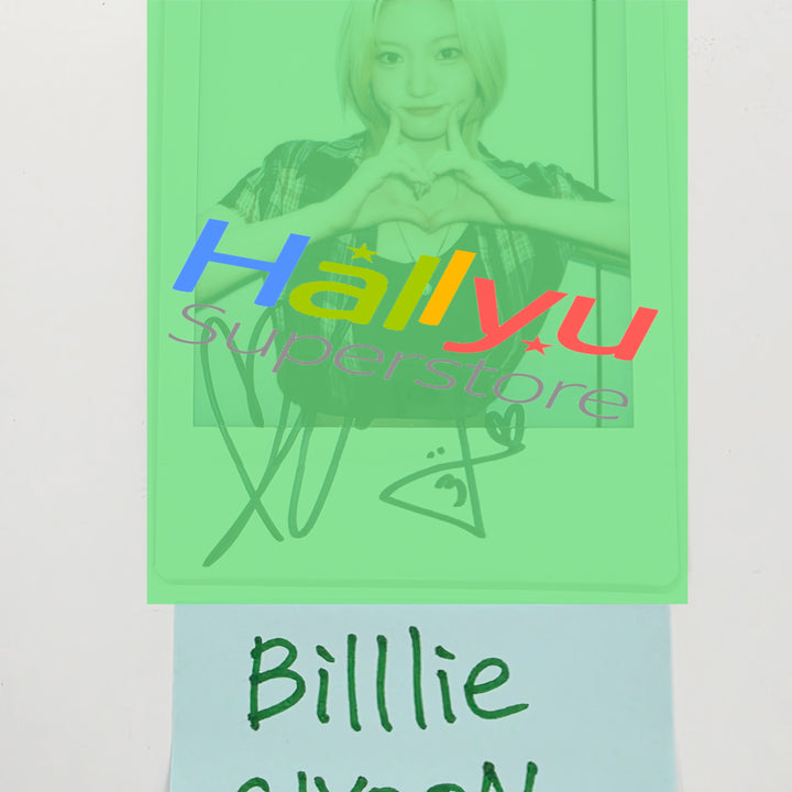SIYOON (of Billlie) - Hand Autographed(Signed) Polaroid (2) [26.07.28]