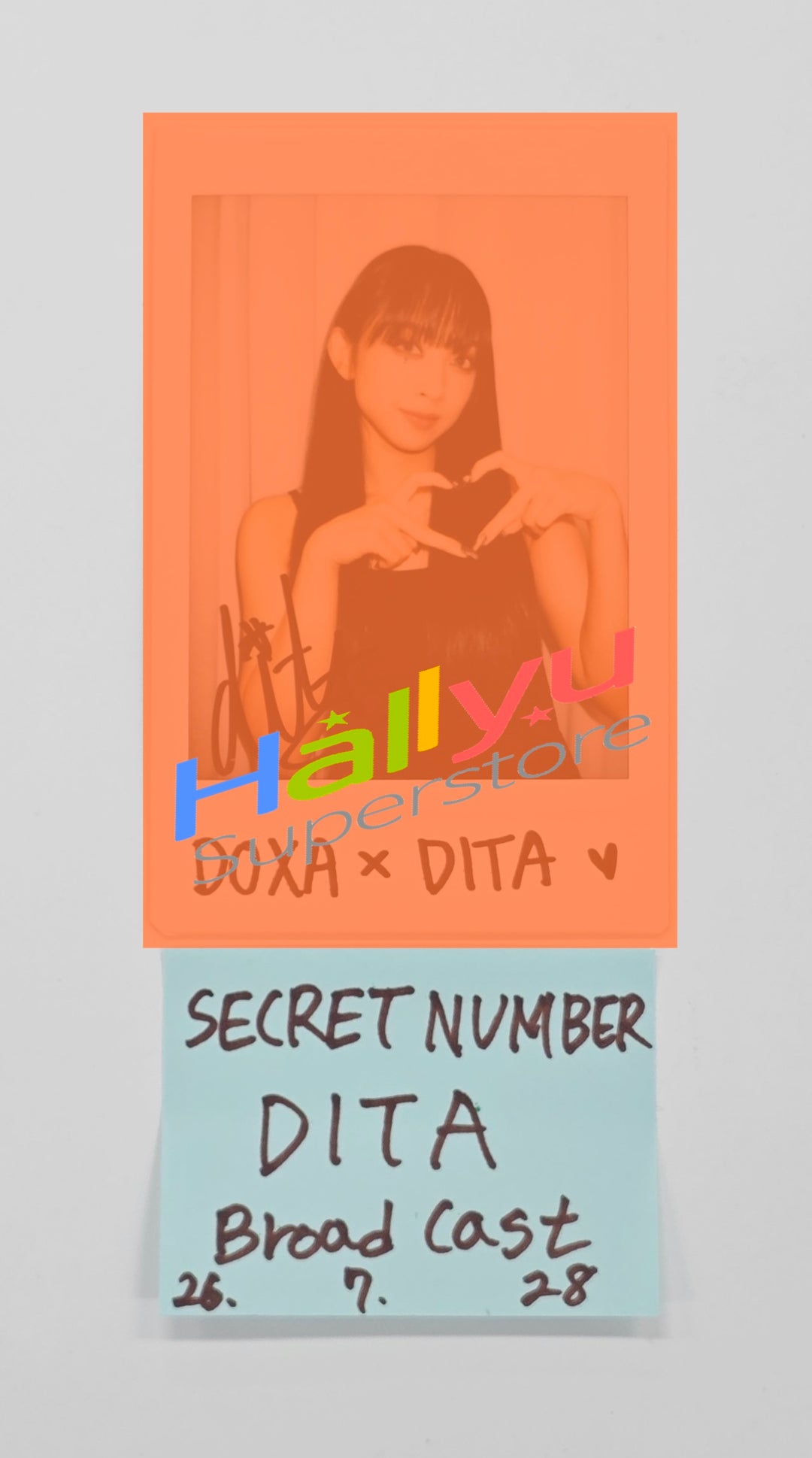DITA (of SECRET NUMB) - Hand Autographed(Signed) Polaroid [26.07.28]