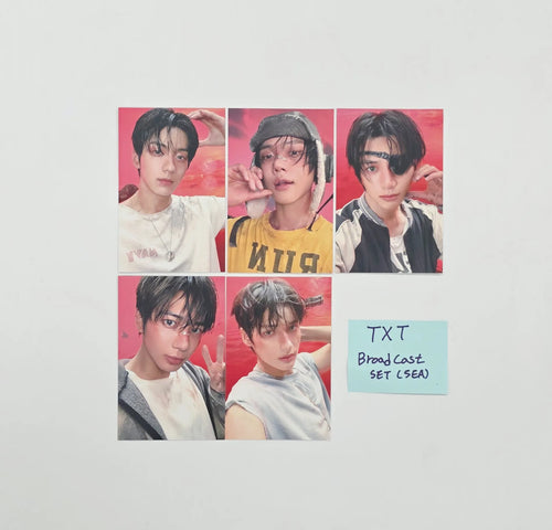 TXT "TOGETHER" - Broadcast Photocard Set (5ea) [26.07.28]