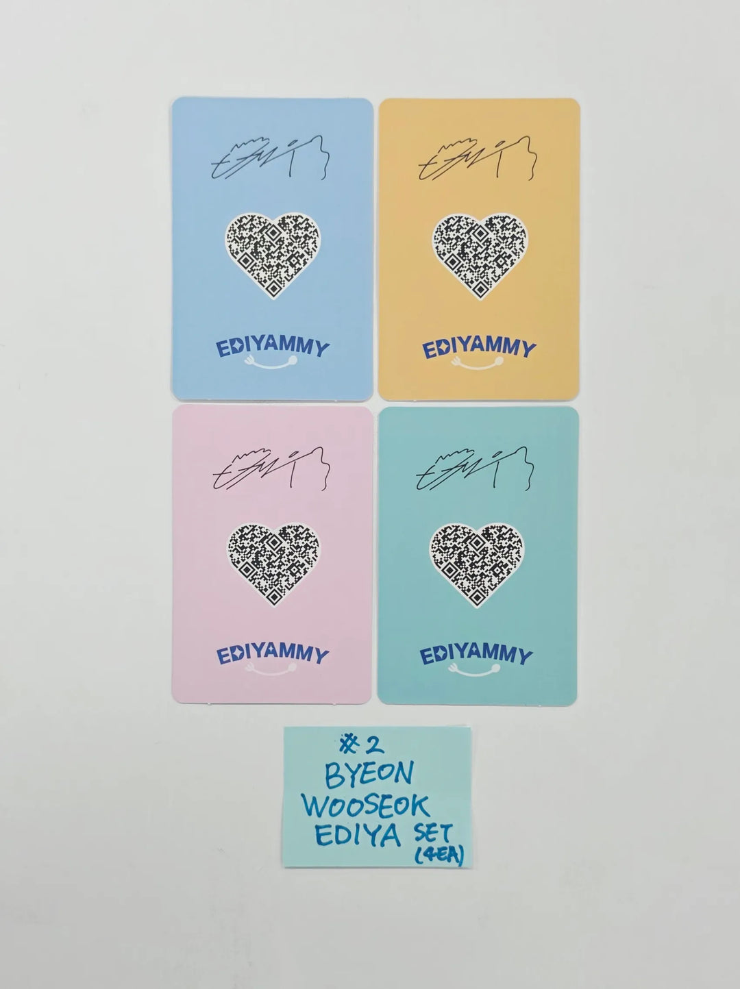 Byeon Wooseok - EDIYA COFFEE Event Photocard Set [26.07.28]