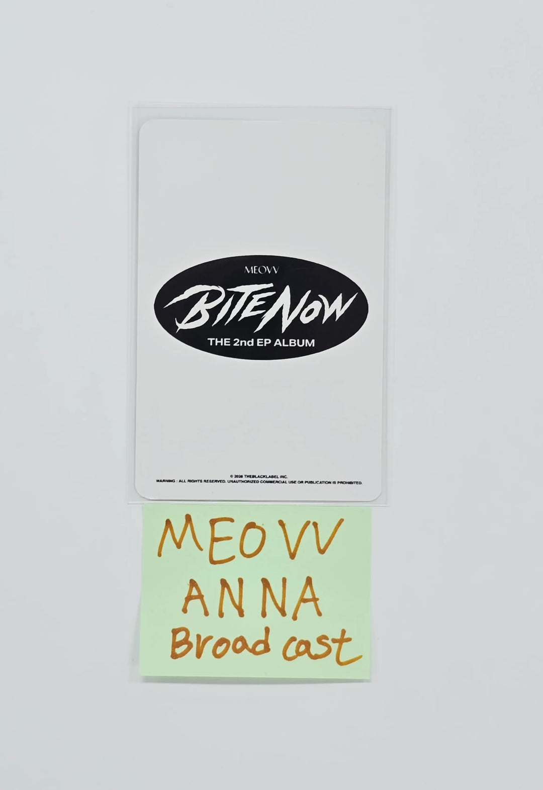 ANNA (of MEOVV) - Broadcast Photocard [26.07.29]