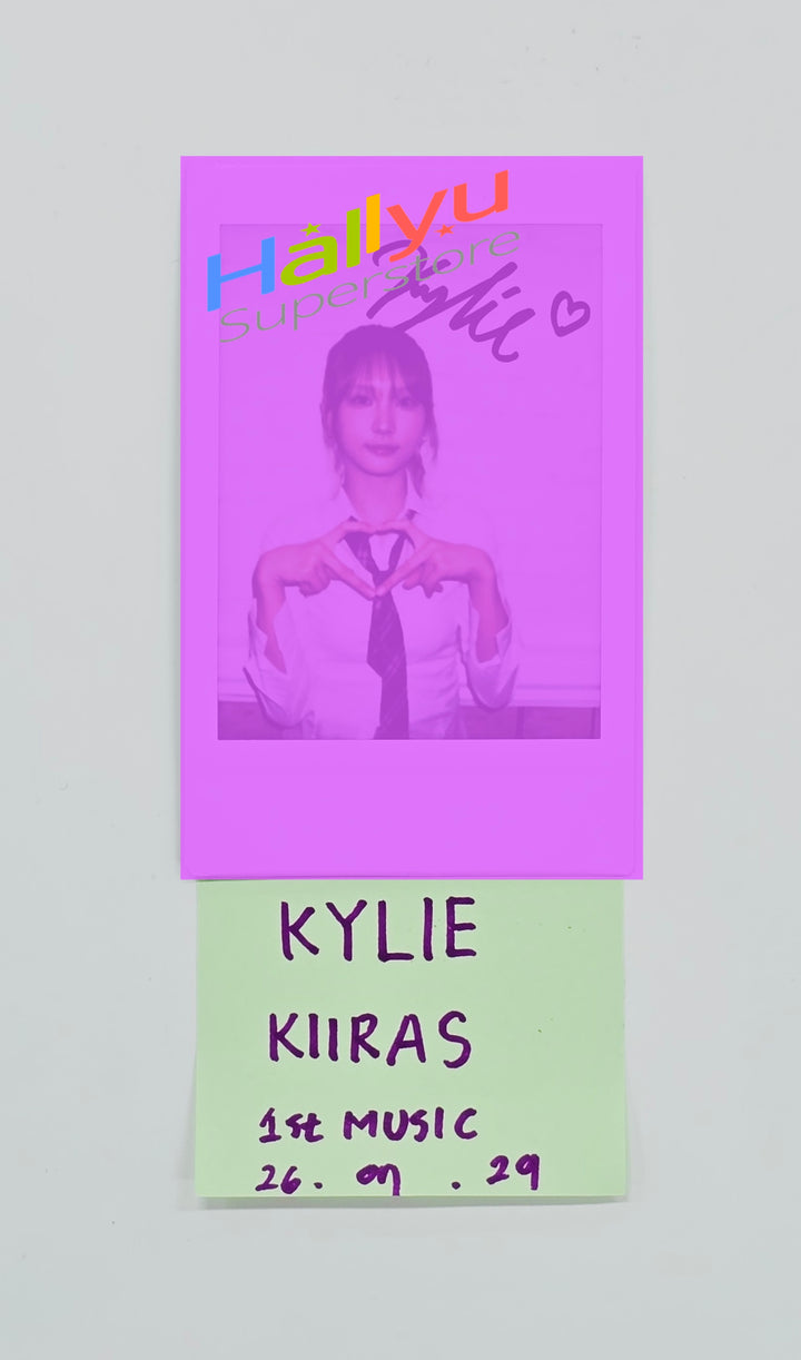 KYLIE (of KIIRAS) - Hand Autographed(Signed) Polaroid [26.07.29]