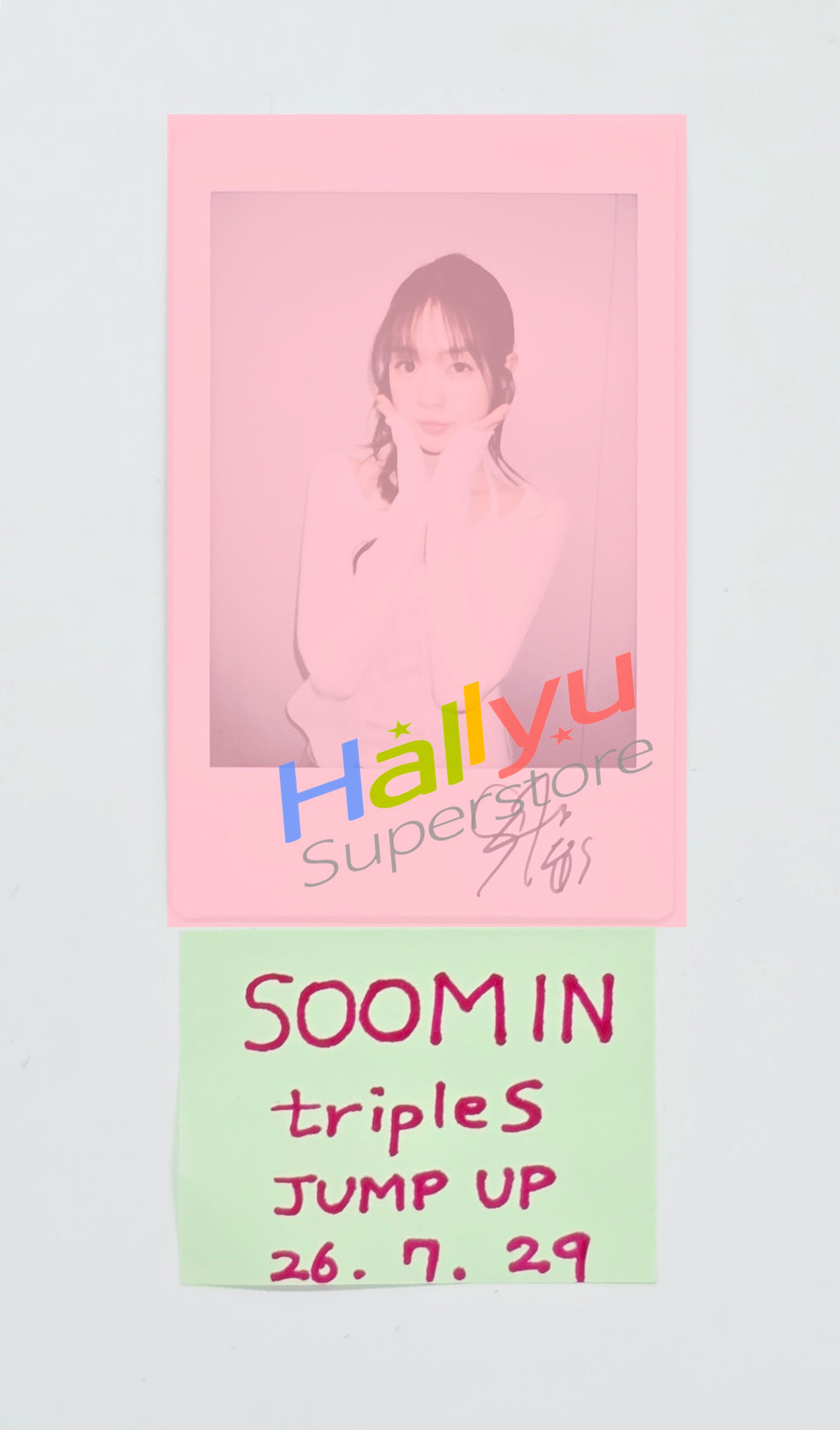 SooMin (of TripleS) - Hand Autographed(Signed) Polaroid [26.07.29]