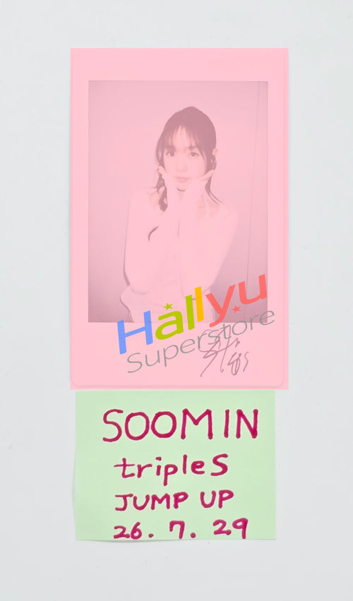 SooMin (of TripleS) - Hand Autographed(Signed) Polaroid [26.07.29]