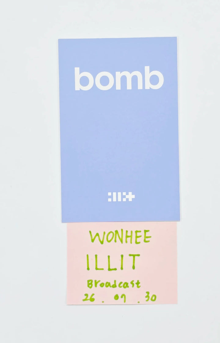 WONHEE (of ILLIT) "bomb" - Broadcast Photocard [26.07.30]