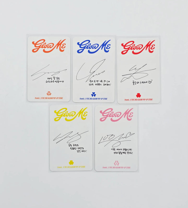 fromis_9 "Glow ME" - POP-UP Store Lucky Draw Event Photocard [26.07.31]