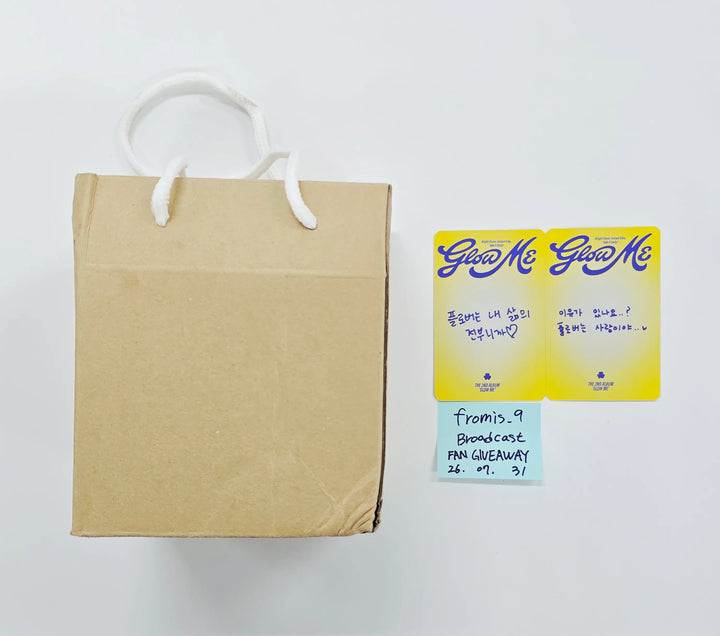 Fromis_9 - Broadcast Photocard + Fan Giveaway Cup [26.07.31]