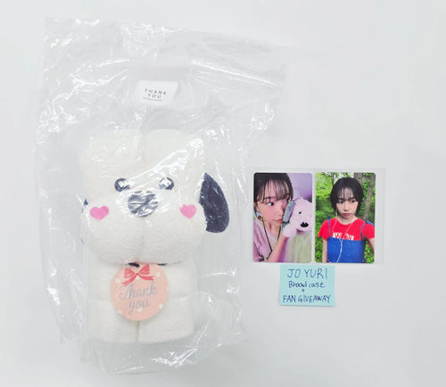 JO YURI - Broadcast Double-Sided Photocard + Fan Giveaway Towel [26.07.31]