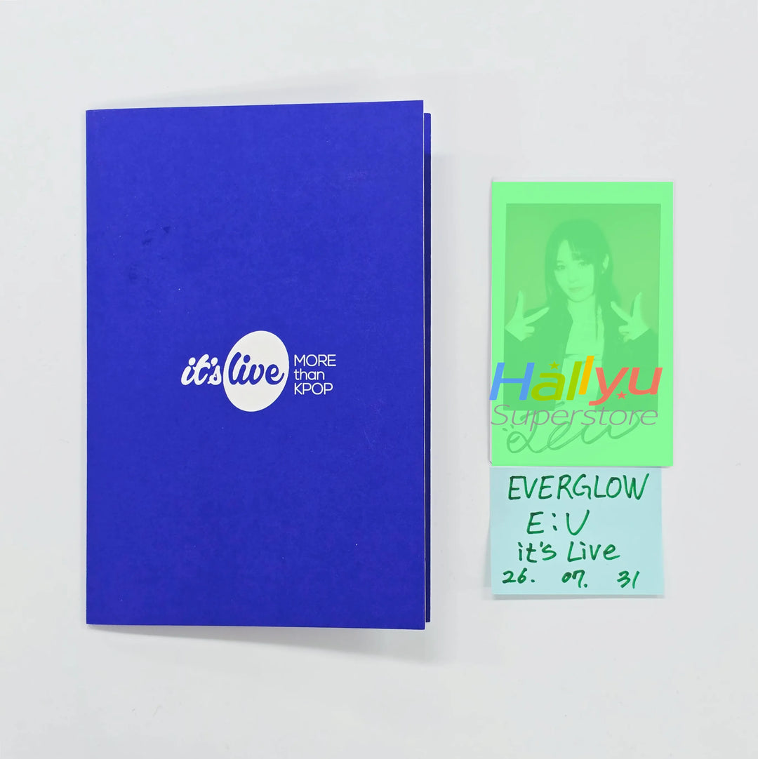 E:U (of Everglow) - Hand Autographed(Signed) Polaroid [26.07.31]