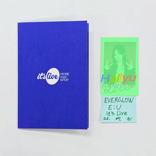 E:U (of Everglow) - Hand Autographed(Signed) Polaroid [26.07.31]