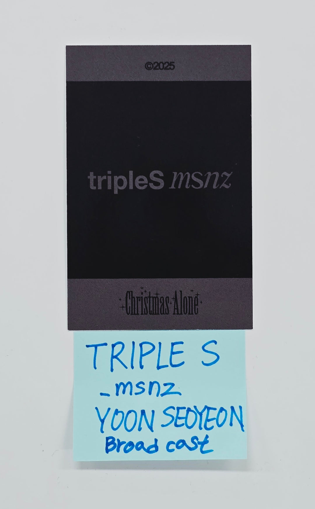 SEOYEON (of tripleS_msnz) - Broadcast Polaroide type Photocard [26.07.31]